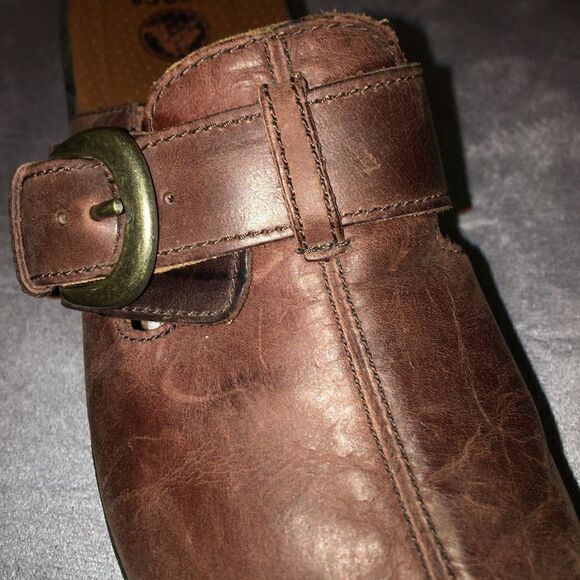 Crocs Brown Slide Mule Clogs Size 7 - Picture 11 of 11